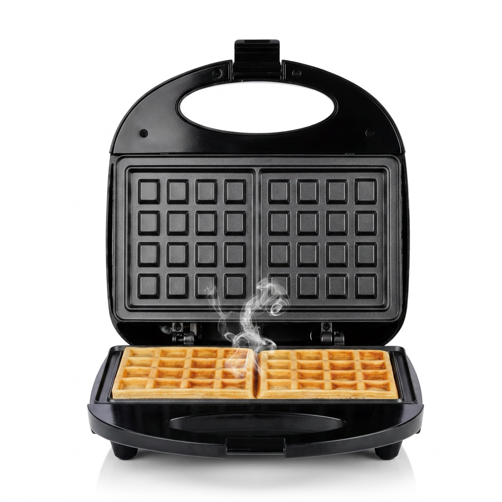 wafflera electrica doble cuadrada