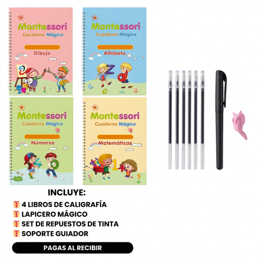 Set Libros Caligrafia Montessori 🖋️