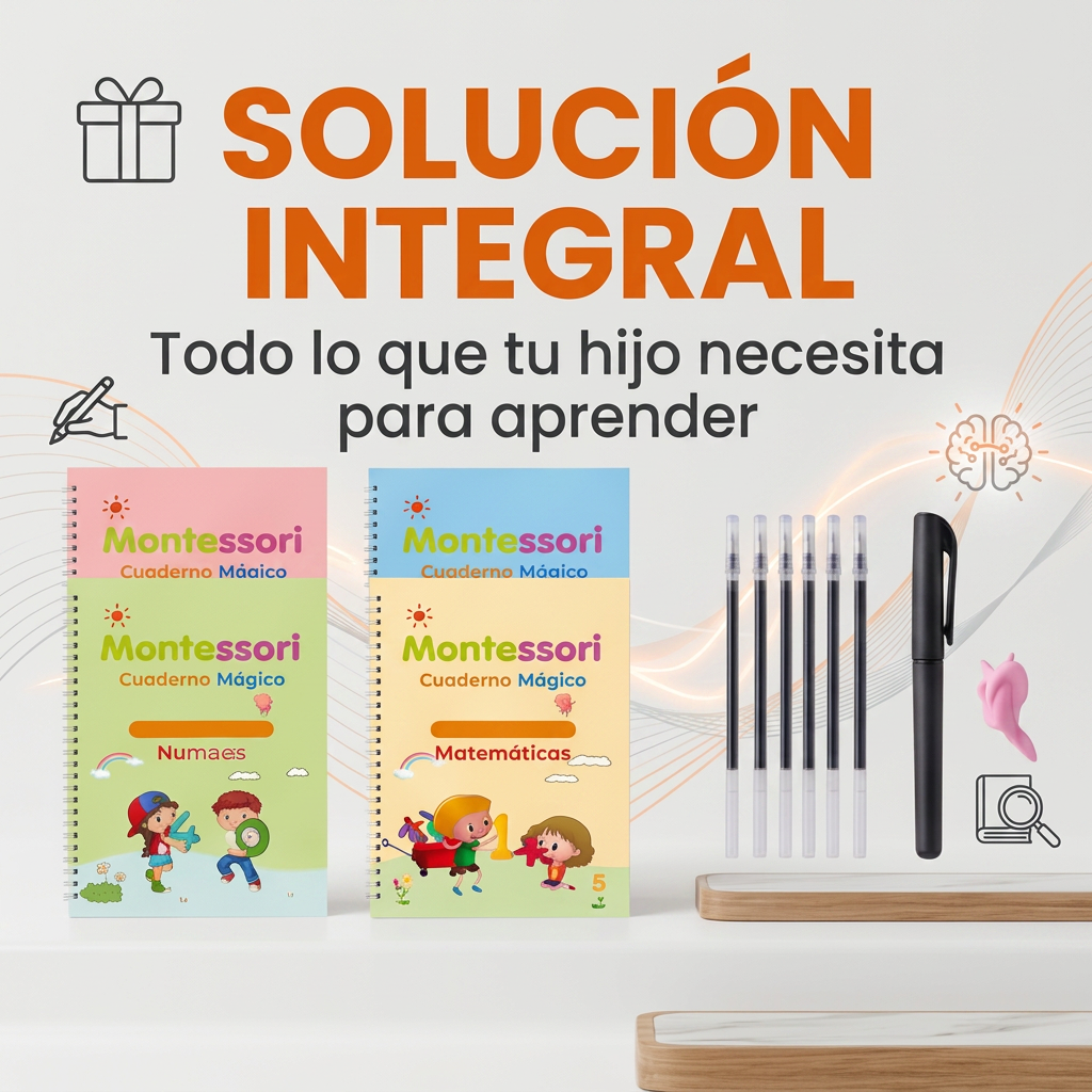 Set Libros Caligrafia Montessori 🖋️